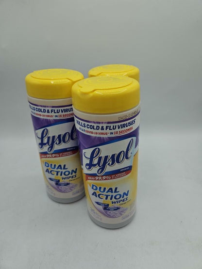 LYSOL DISINFECT 35 CT DUAL ACTION WIPES