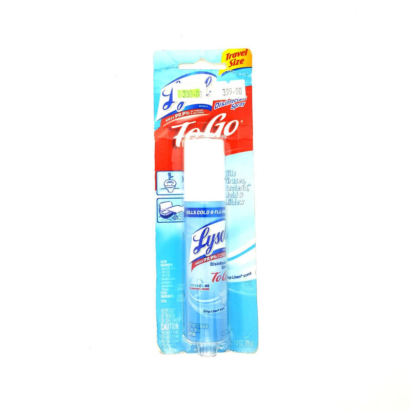 Lysol To Go Disinfectant Spray, 1.5 oz
