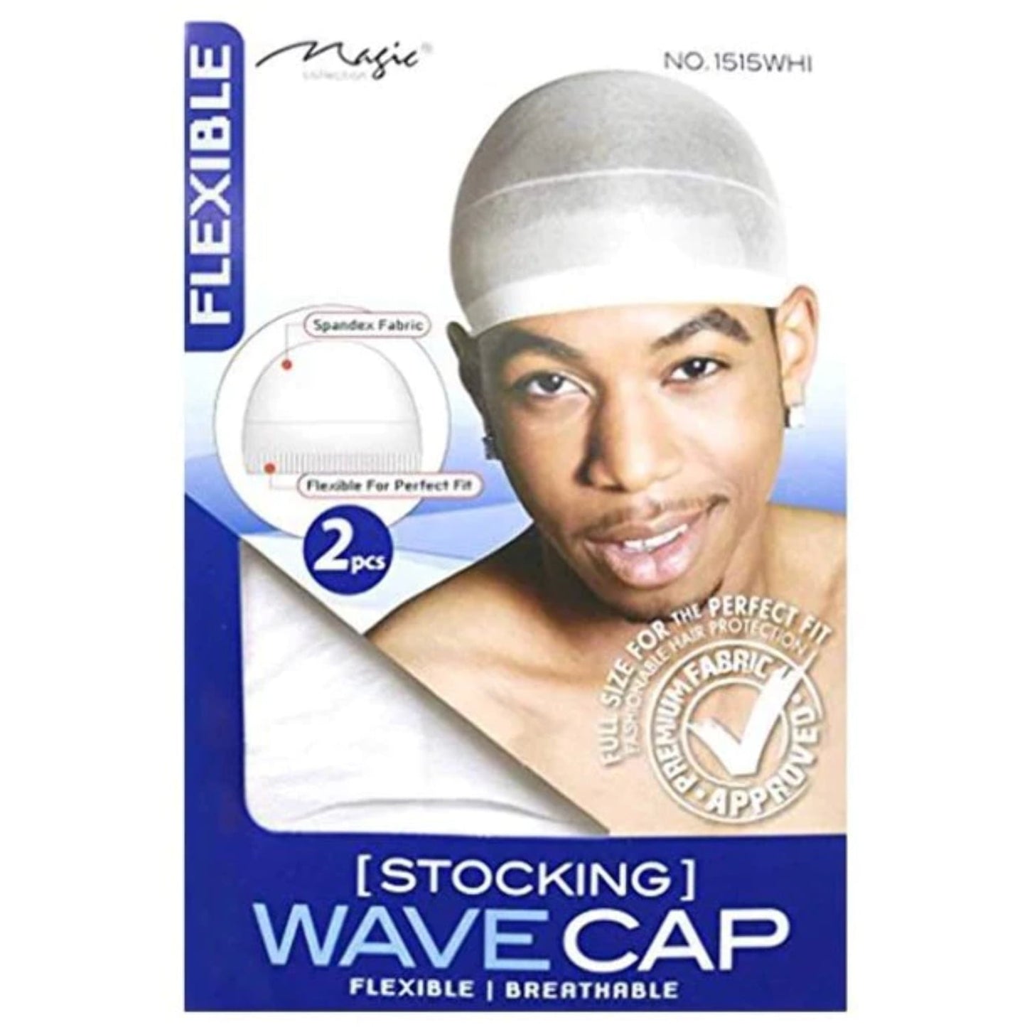 DARBEE WAVE CAP WHITE 2pk