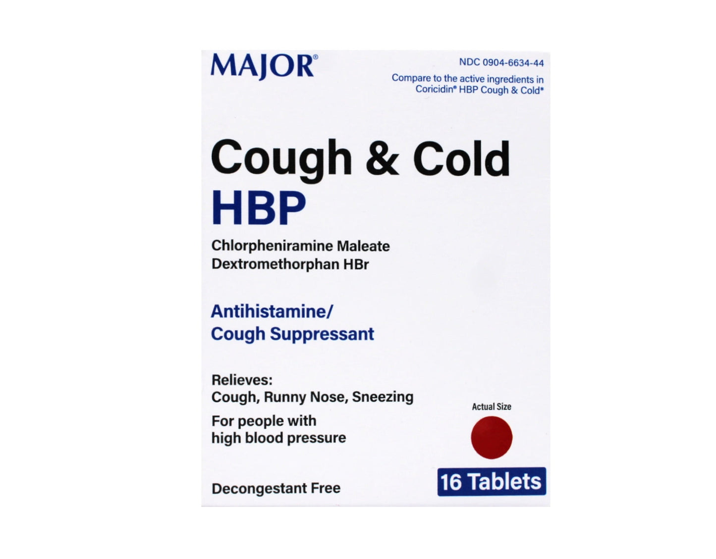 LDR COUGH/COLD HBP TB 30-4MG 16