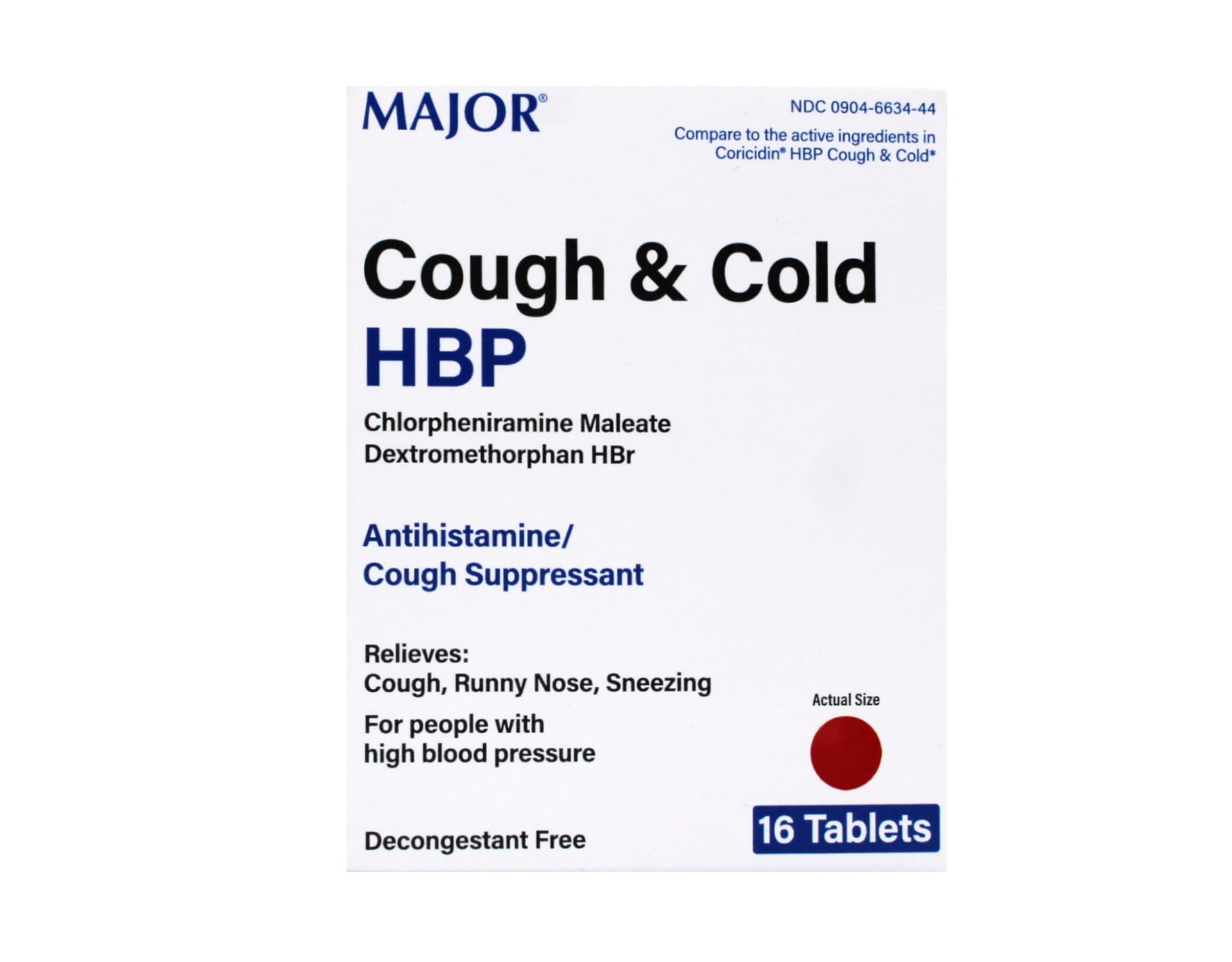 LDR COUGH/COLD HBP TB 30-4MG 16