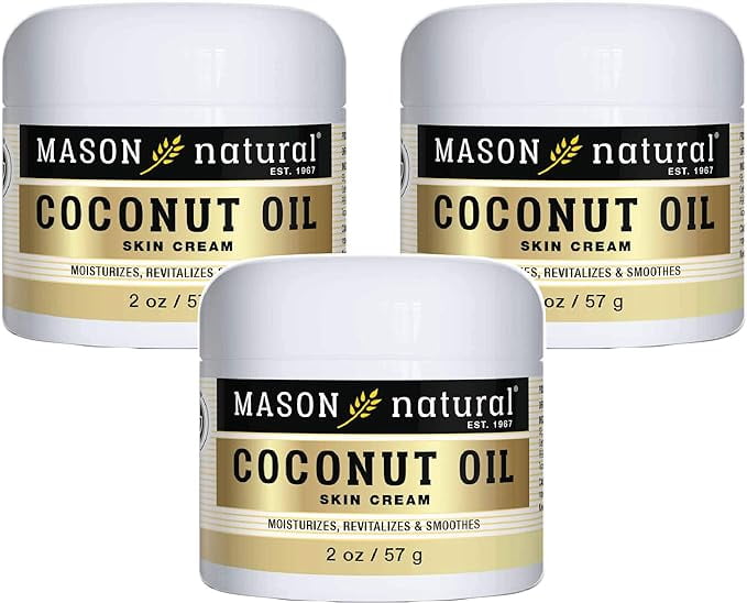 COCONUT OIL BEAUTY CREAM 2OZ MASON