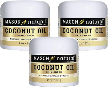 COCONUT OIL BEAUTY CREAM 2OZ MASON