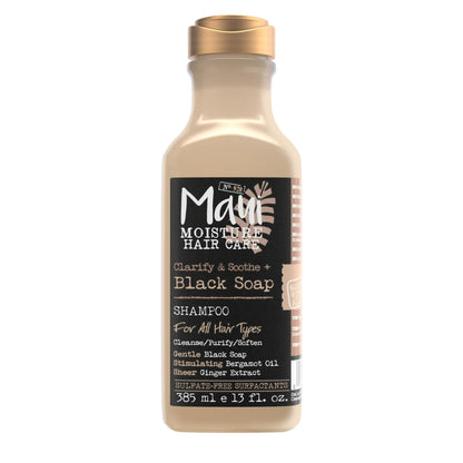Maui Moisture Shampoo Black Soap 13oz Clarify/Soothe