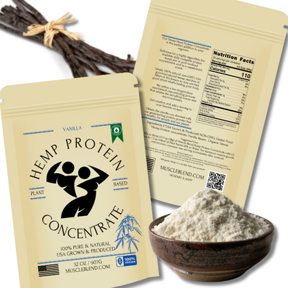 Organic Hemp Protein Shake Mix; Vanilla