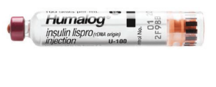 INS HUMALOG CT 100U/ML 5X3ML