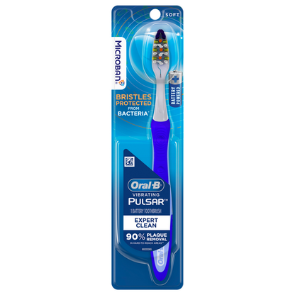 Oral-B Toothbrush Pulsar Soft 3D White (Battery Powered)