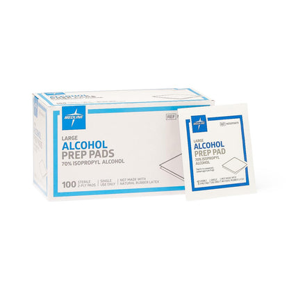 ALCOHOL PREP PAD STERILE 2PLY 200CT MLN