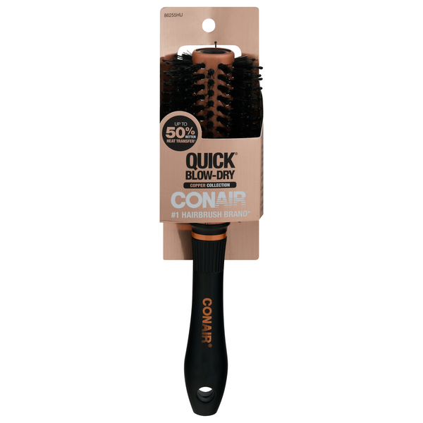 CONAIR Copper Collection Quick Blow-Dry Vented Flex-Head Hair Brush