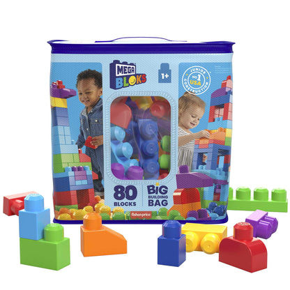 Mega Bloks Fisher-Price ABC Building Blocks with Bag
