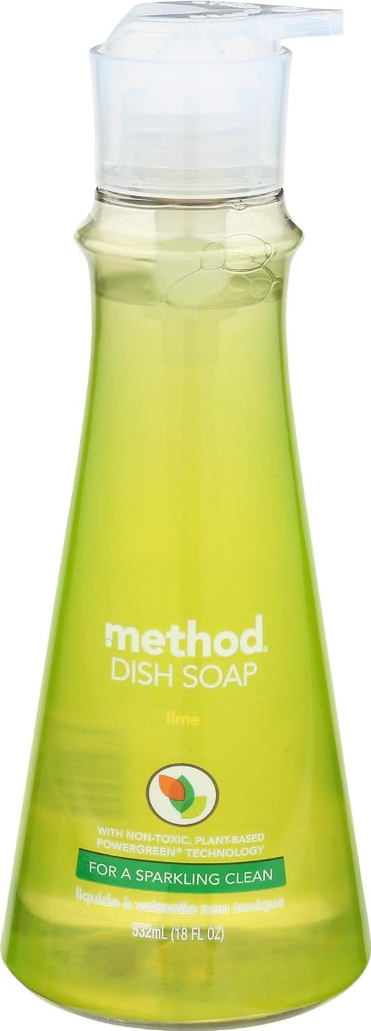 METHOD DISH SOAP LQ 6X18OZ LIME