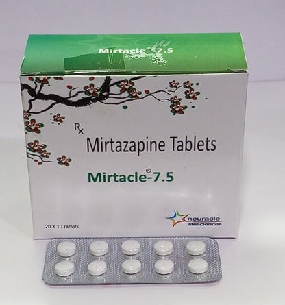 MIRTAZAPINE TB 7.5MG 500