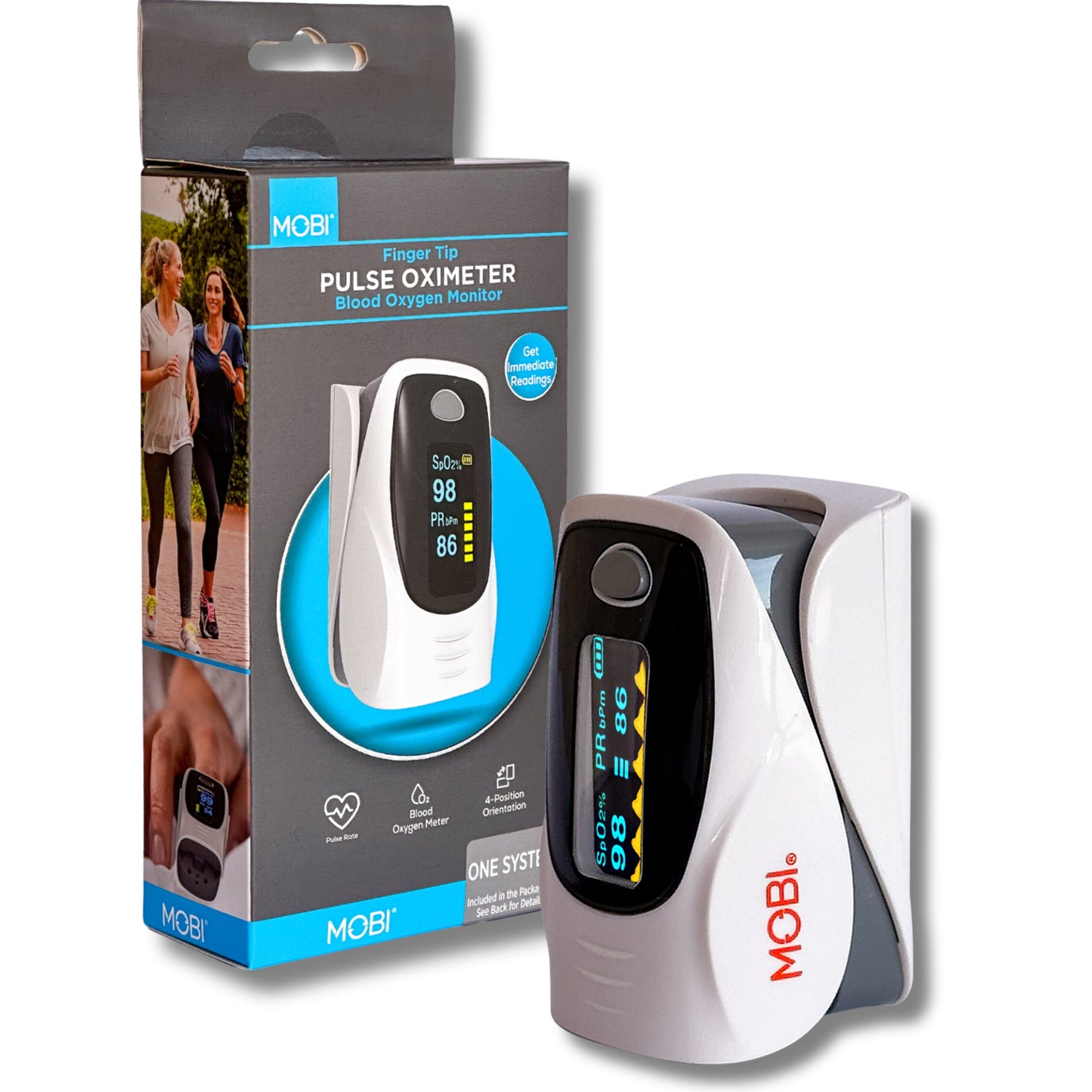 MOBI OXIMETER FINGERTIP PULSE MONITOR