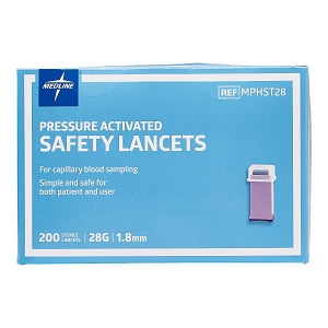 PRODIGY LANCET PRESSURE ACTIVE 28G 100CT