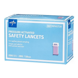 PRODIGY LANCET PRESSURE ACTIVE 28G 100CT