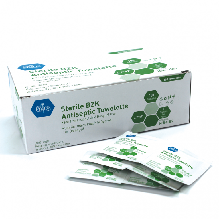 ANTISEPTIC TOWELETTE BZK PA 100