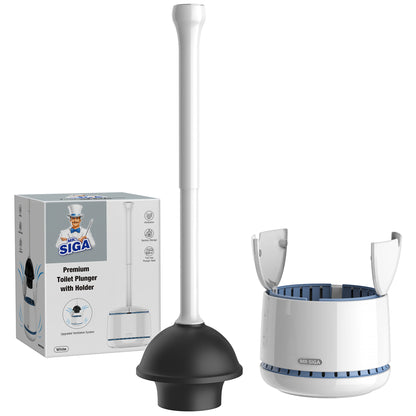 CLOROX Toilet Plunger With Hideaway Caddy