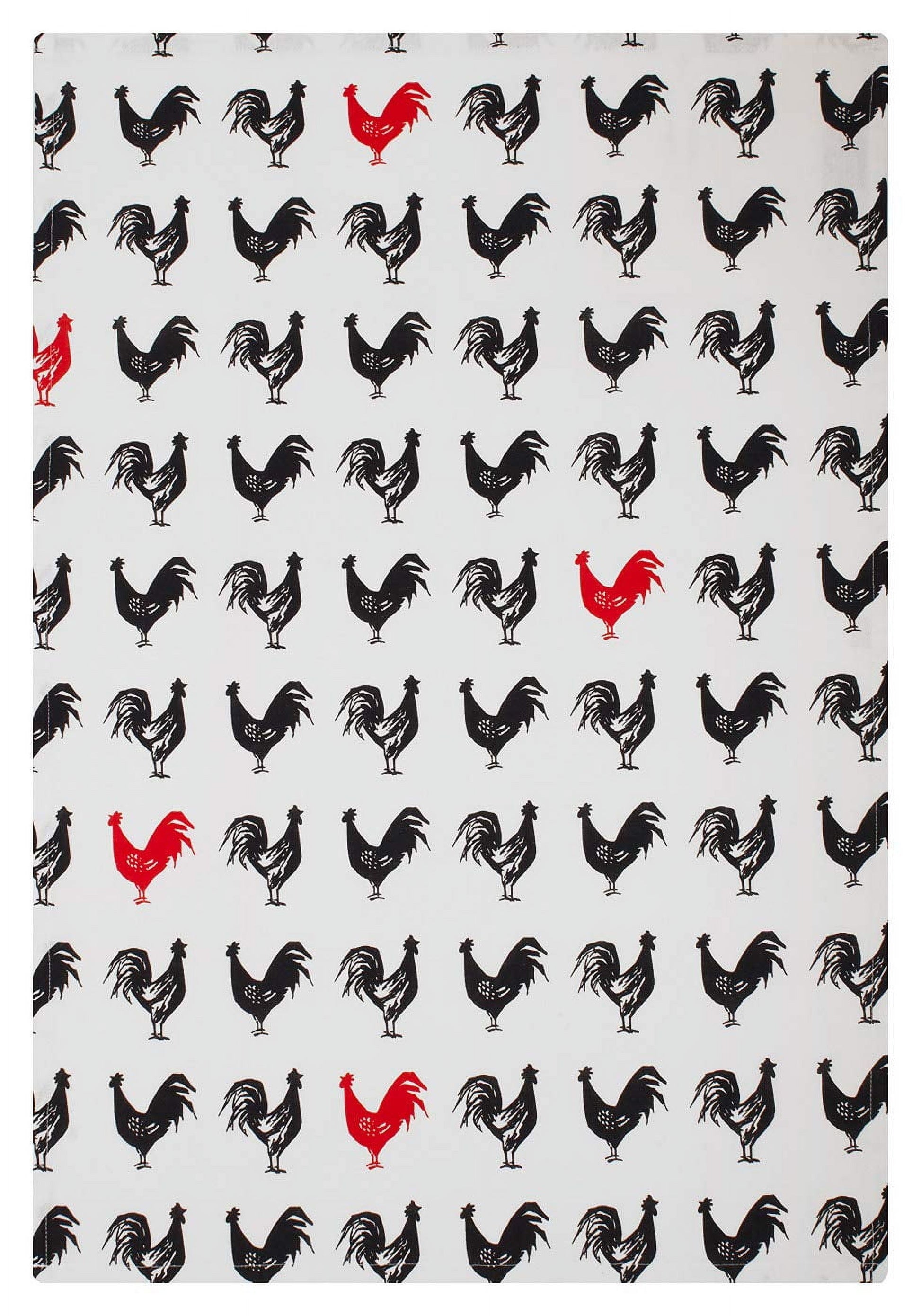 MUkitchen Designer Print Cotton Tea Towel - Funny Veggies