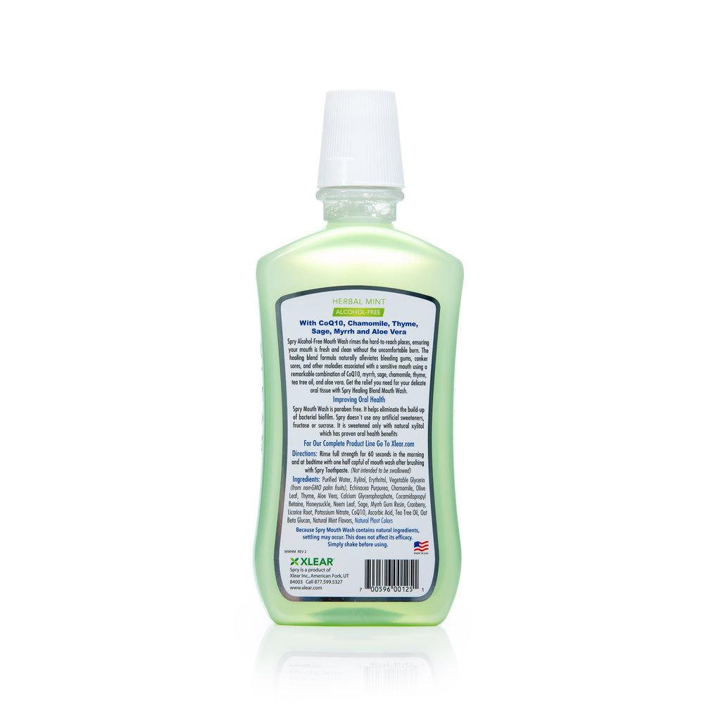 SPRY MOUTH WASH,HERBAL MINT