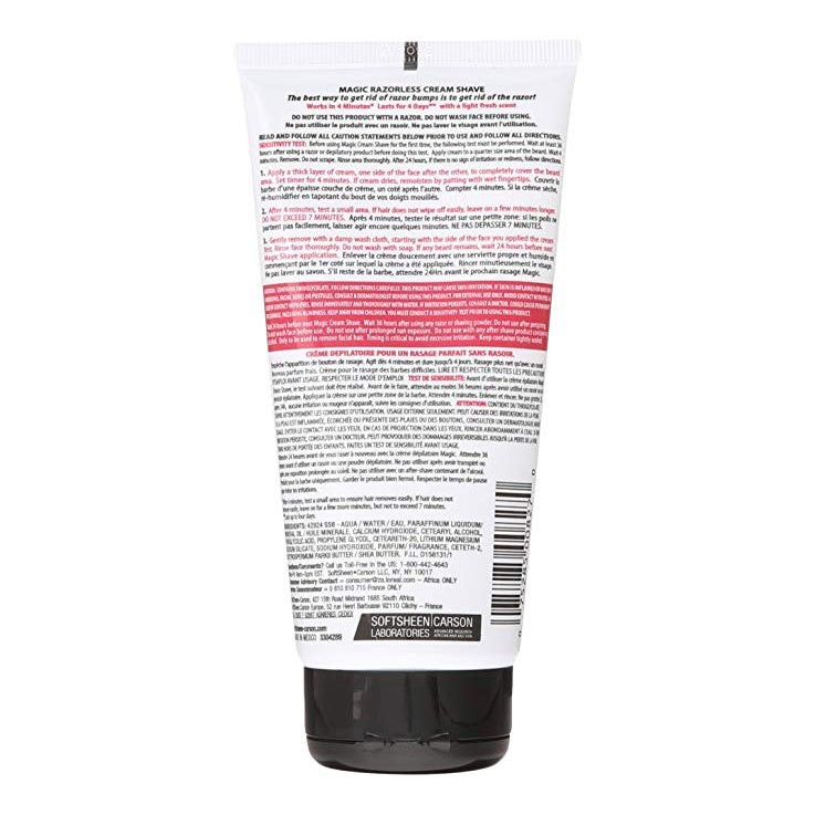 Magic Razorless Cream Shave Extra Strength 6oz