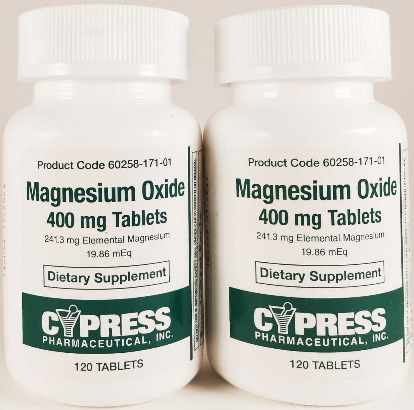 MAGNESIUM OXIDE 400MG TAB 120