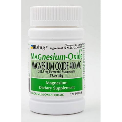 MAGNESIUM OXIDE TB 400MG 120