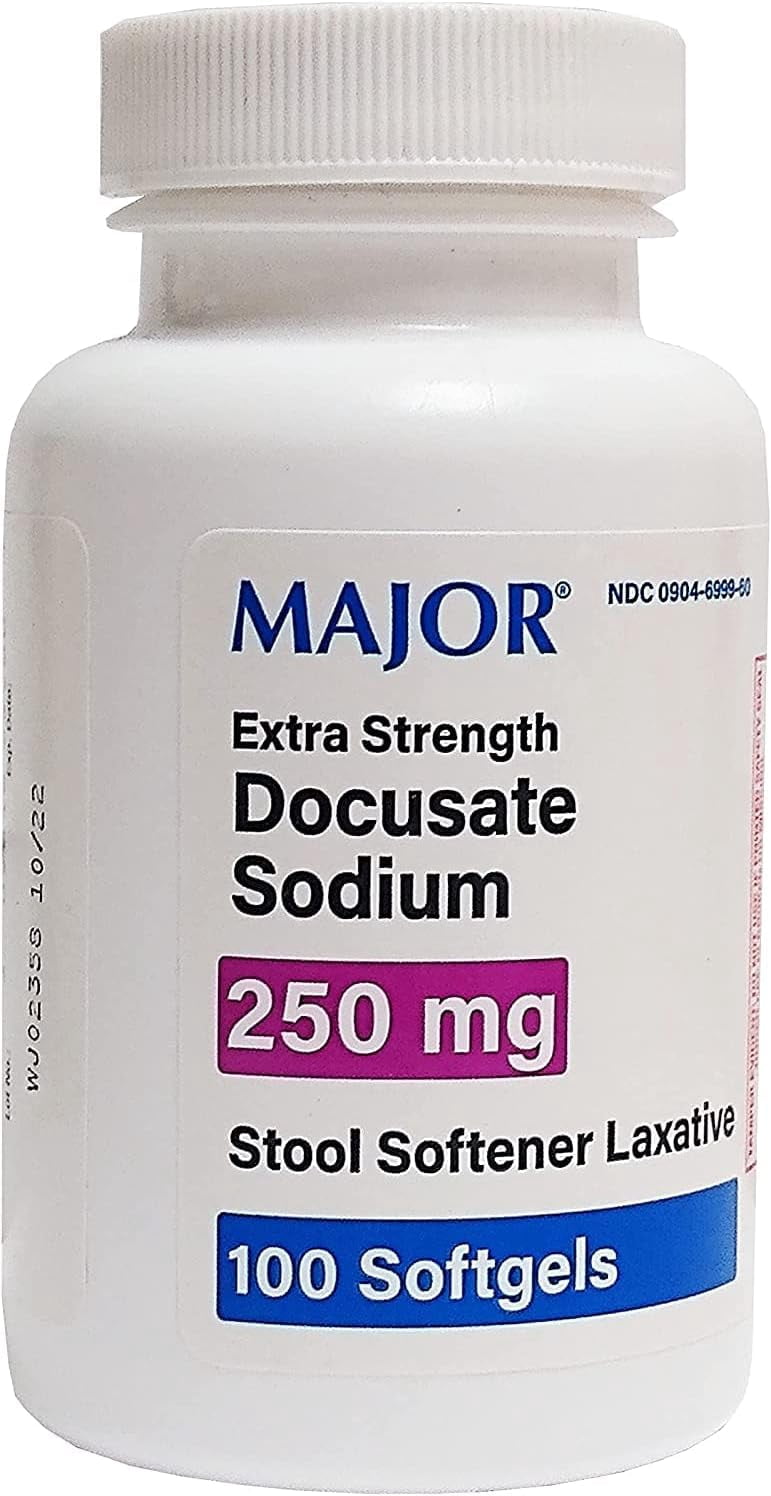 DOCUSATE SODIUM 250 MG CAP 50 (5X10) UD