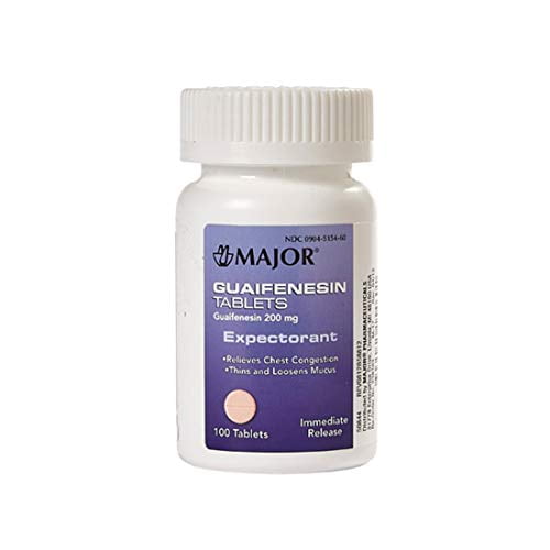 GUAIFENESIN 100 MG SOL 100X5 ML UD