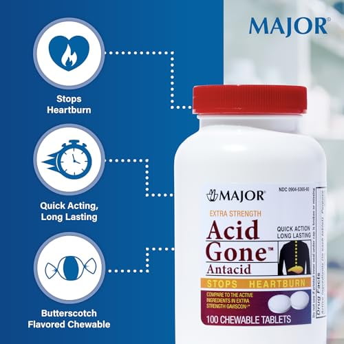 ACID GONE X/S ANTACID TABLET 100CT MAJ