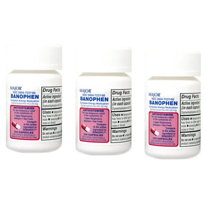 ALLERGY BANOPHEN 25MG TABLET 24CT MAJ