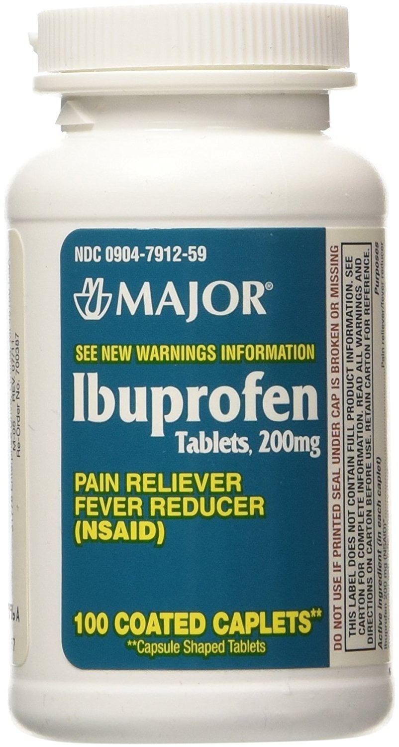 IBUPROFEN 200MG 50CT TAB MAJOR