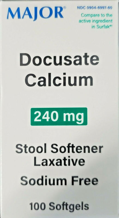 DOCUSATE CALCIUM 240MG SGC 5X10UD