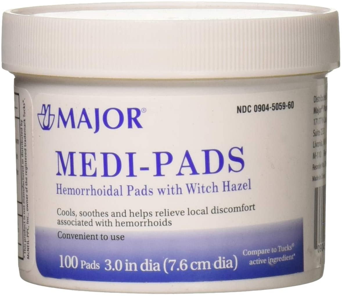 MEDI-PADS 100CT MAJOR