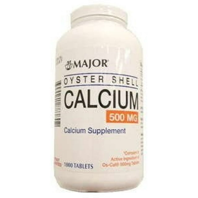 OYSTER SHELL CALCIUM 500 MG TAB 1000