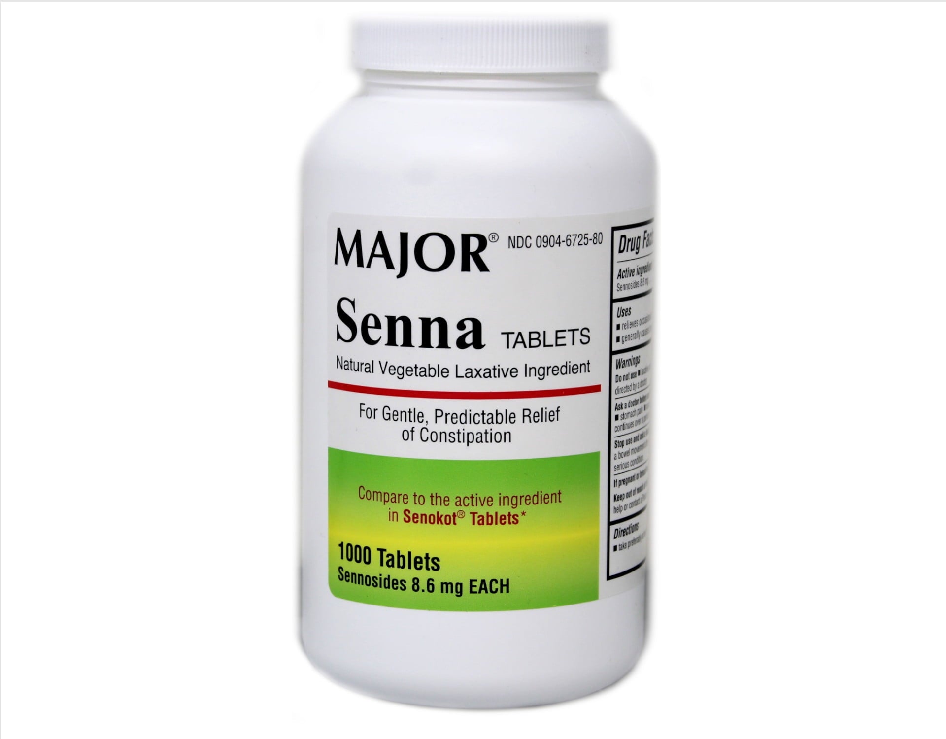 SENNA LAXATIVE 8.6 MG TAB 1000