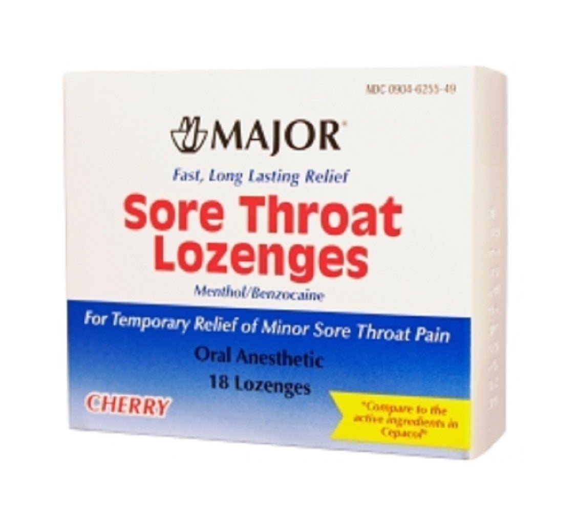 BEST HEALTH SORE THROAT CHERRY LOZ 18CT