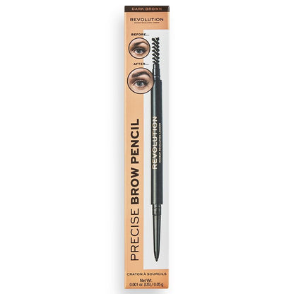 REVOLUTION Precise Brow Pencil - Light Brown, 0.001 oz
