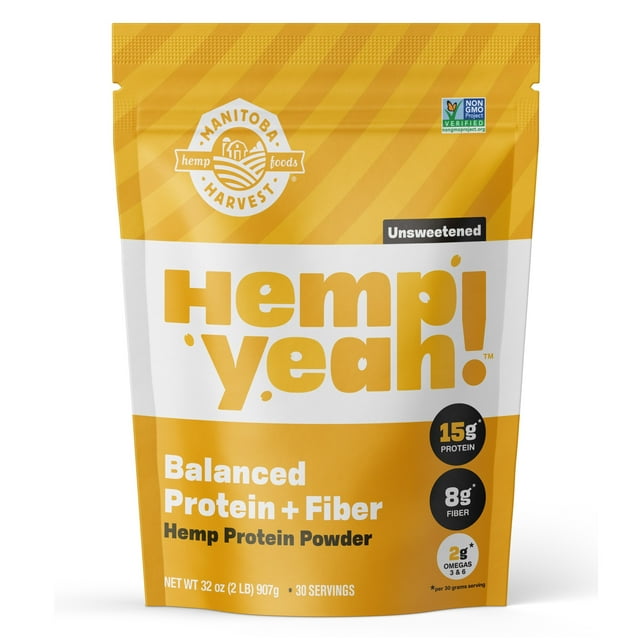 Hemp Yeah! Balanced Protein + Fiber Powder; Unsweetened