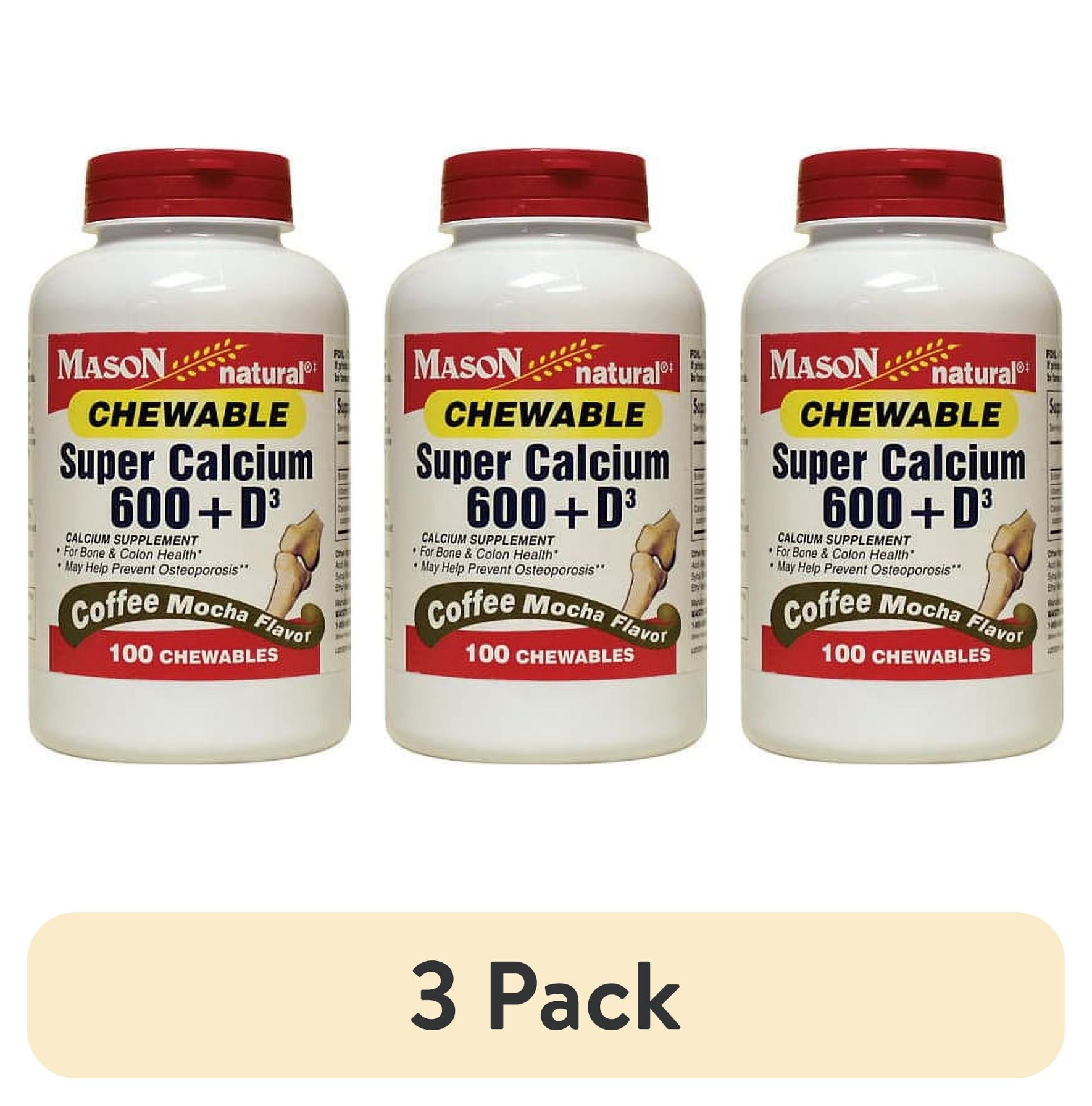 SUPER CALCIUM 600+D3 CW 100 MOCHA