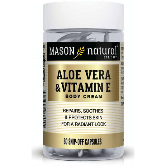 ALOE VERA & VIT E BDY CRM SNIP CAP 60CT