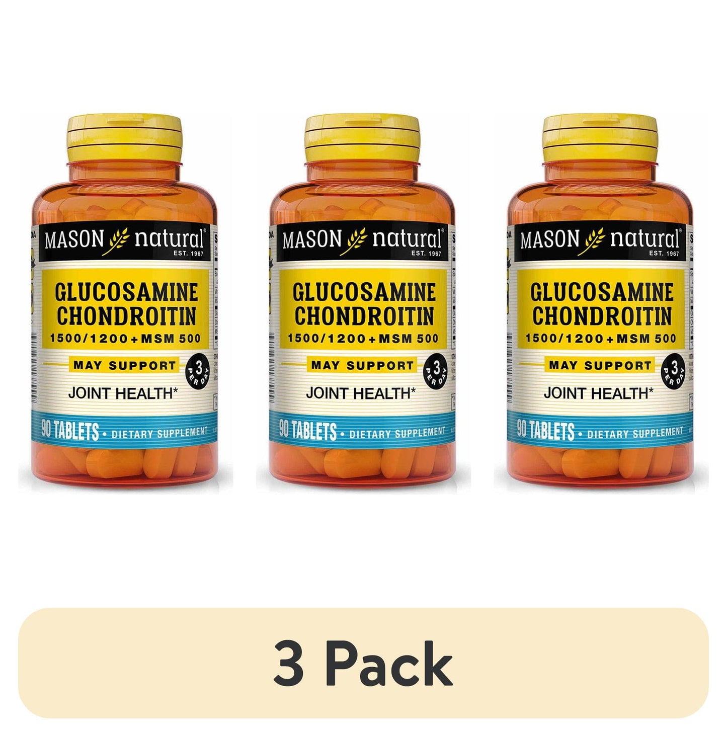 GLUCOSAMINE-CHOND 750-600MG CAP 90 MASON