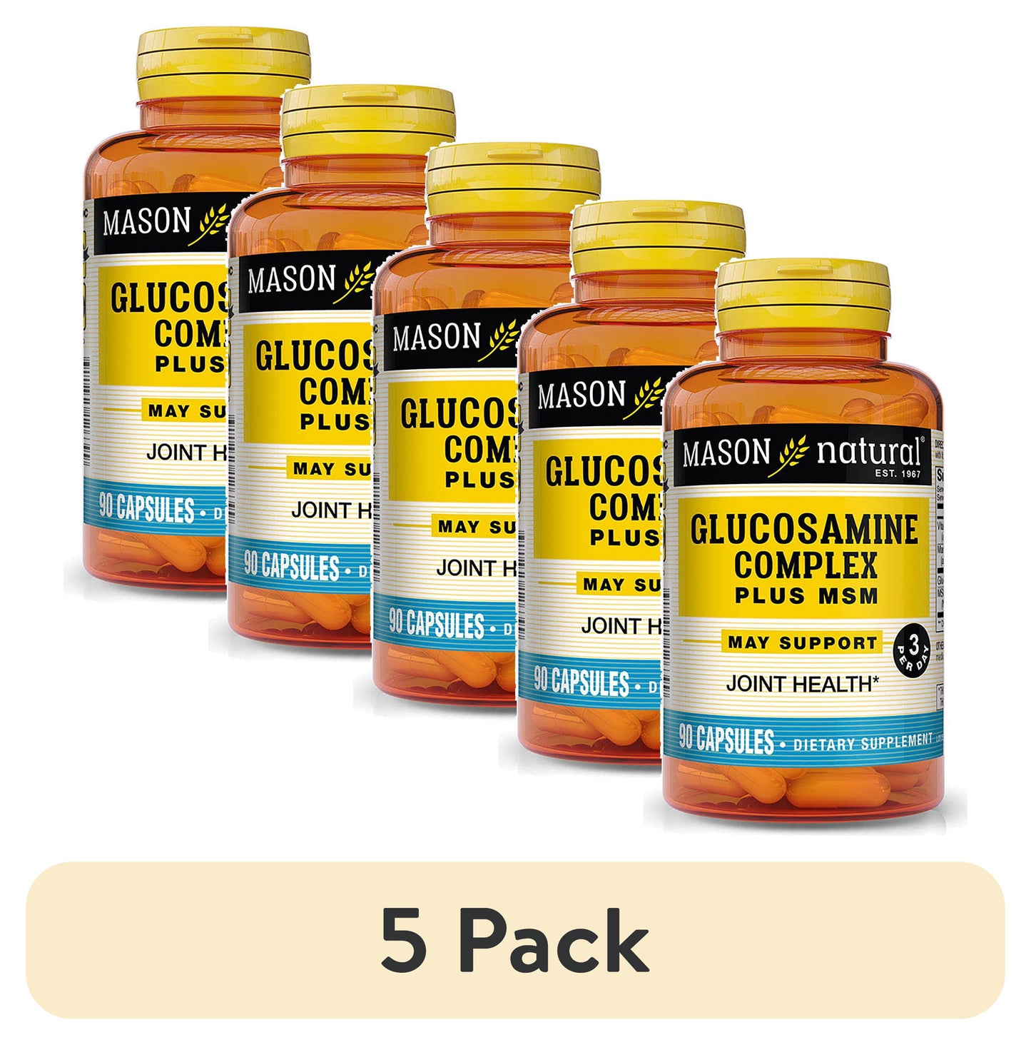 GLUCOSAMINE-MSM 1500-1000MG CAP 90 MASON