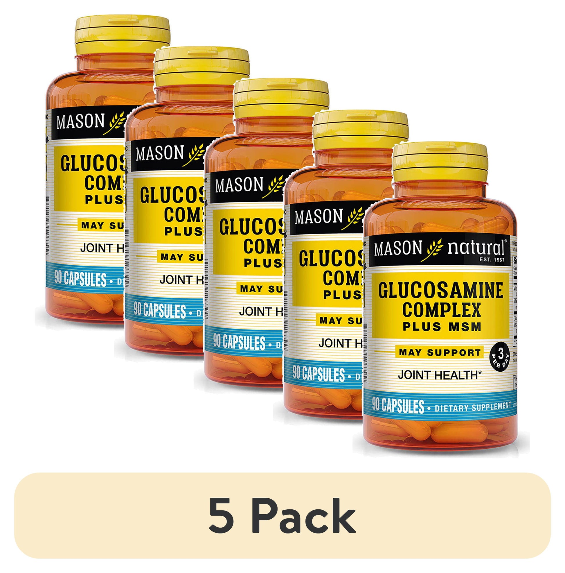 GLUCOSAMINE-MSM 1500-1000MG CAP 90 MASON