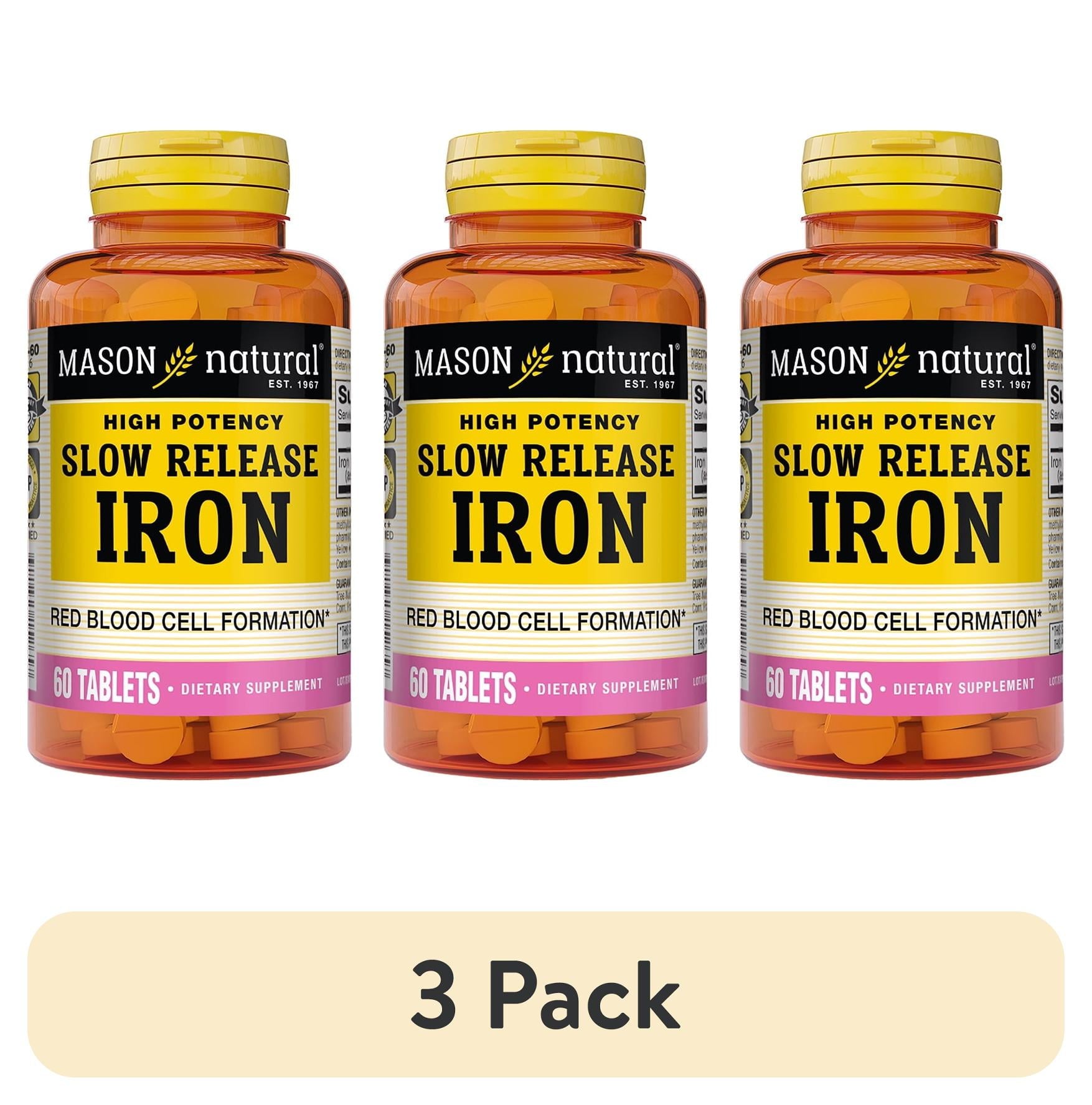 IRON SLOW RELEASE 50MG TABS 60CT MASON