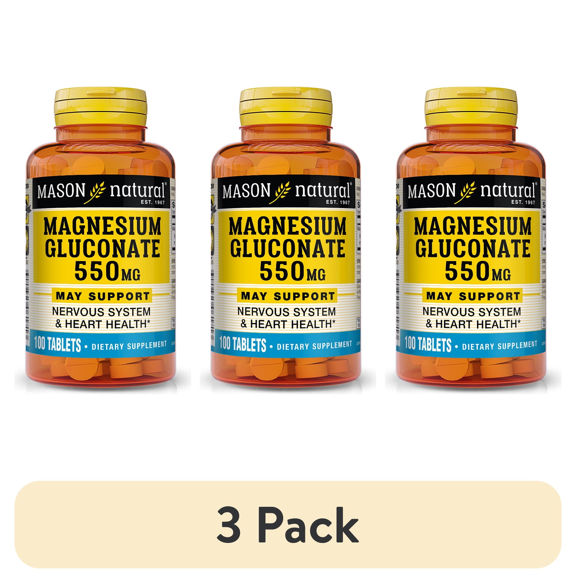 MAGNESIUM GLUCONATE TB 250MG 100
