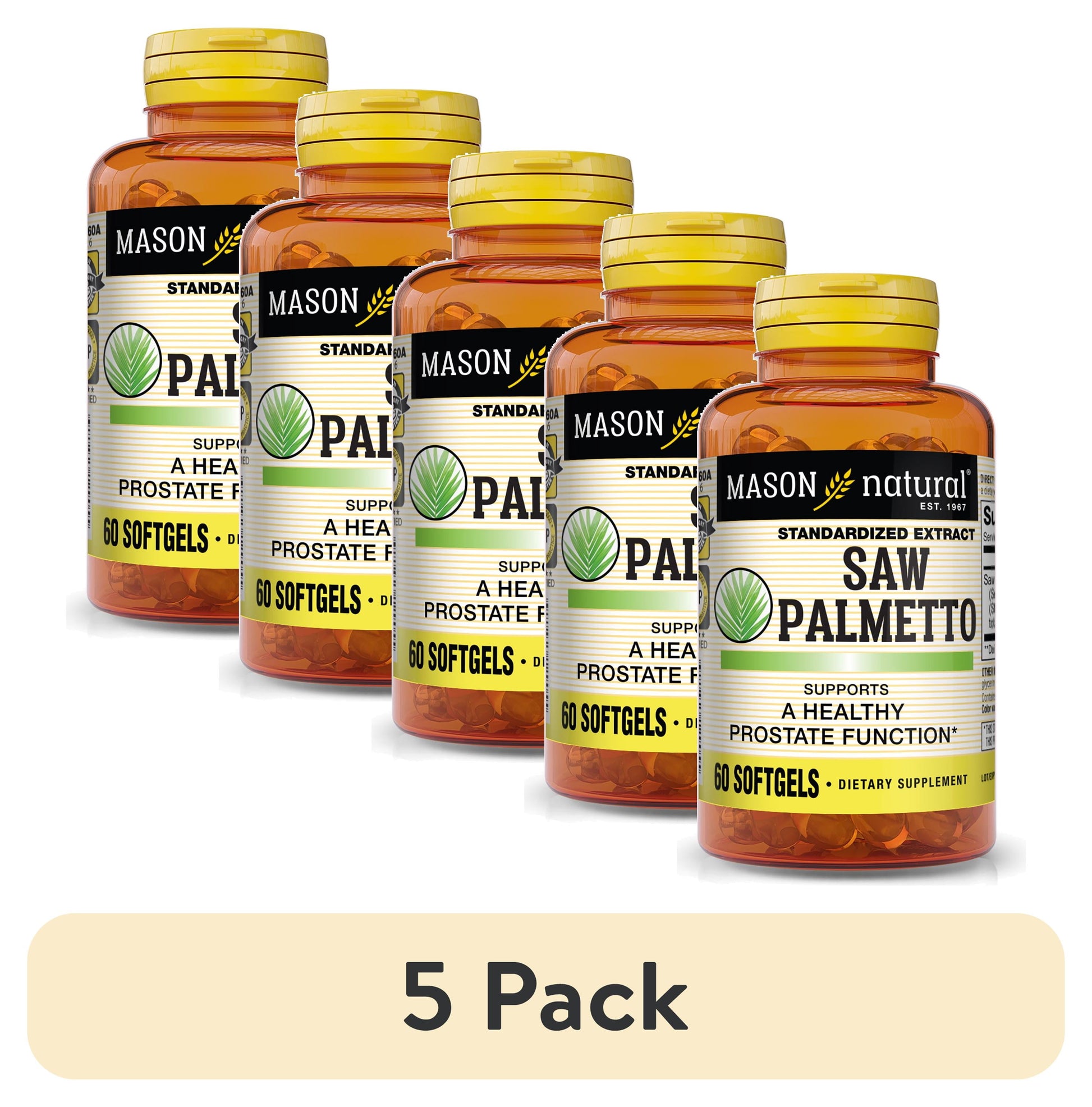 SAW PALMETTO 160MG SOFTGELS 60CT MASON