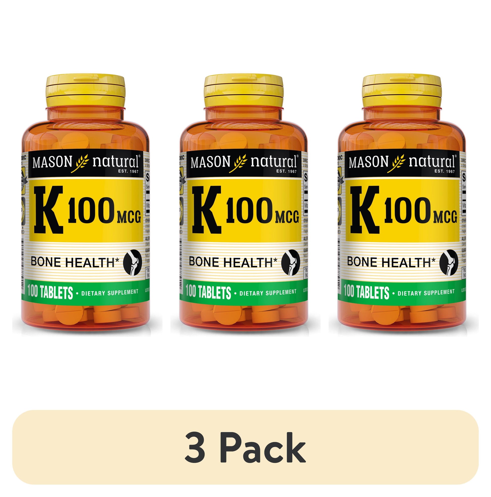 VIT K 100MCG TABLET 100CT MASON