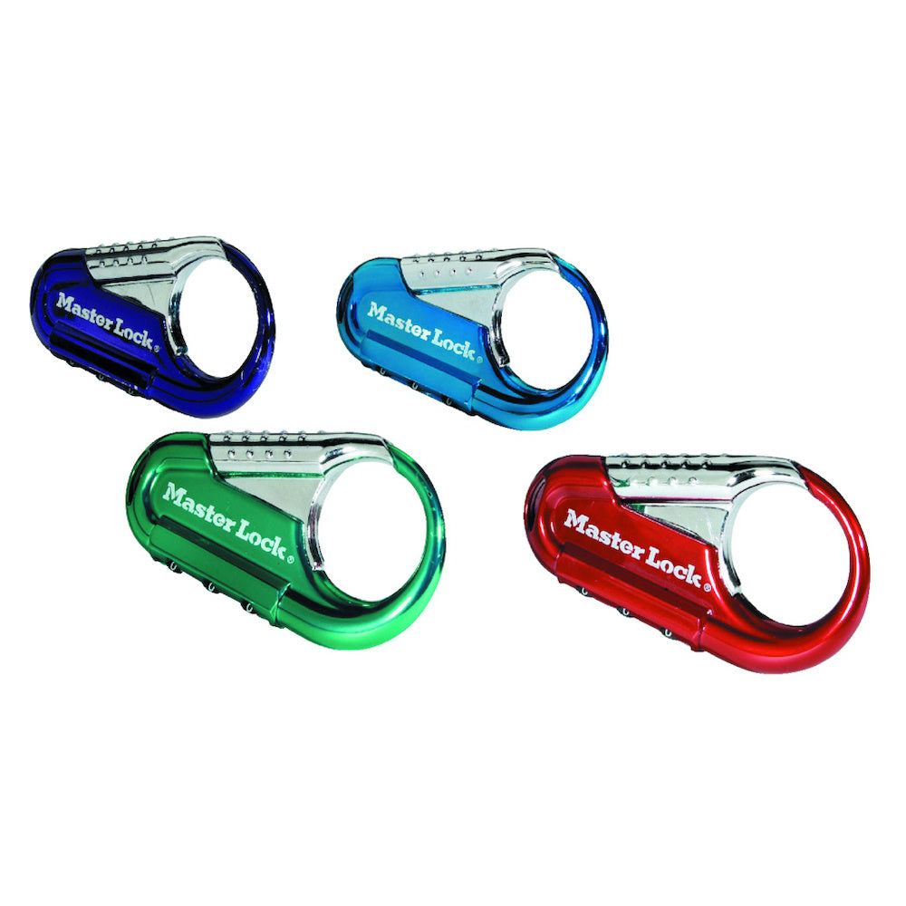 Master Lock 1548DCM Set Your Own Combination Backpack Lock; Assorted Colors