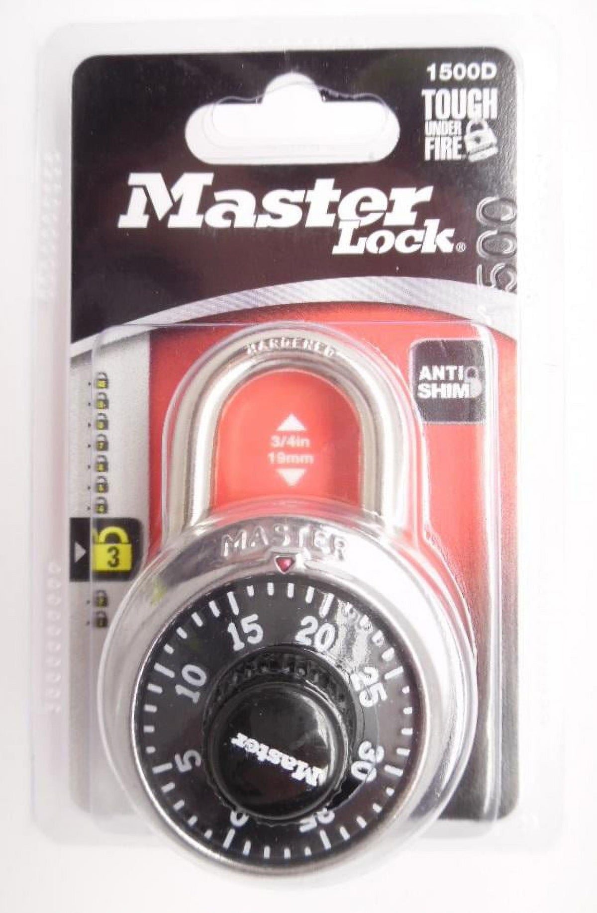 Master Lock 1530DCM Antic Shim Touch under Fire