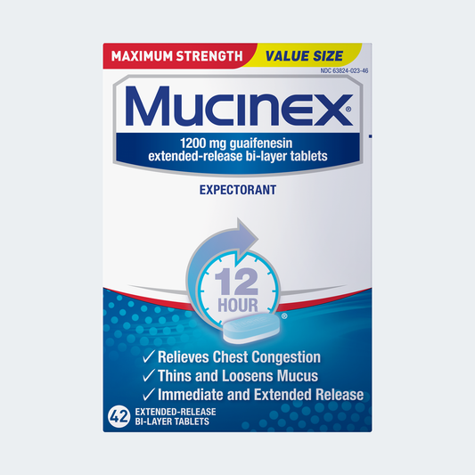 MUCINEX MAX STRENGTH TABLET 14CT